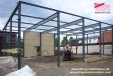 Glashalle Stahl Konstruktion