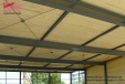 Holzdecke Glashalle