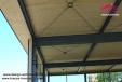 Holzdecke Glashalle