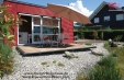 Gartenterrasse an KRAUSS Ferienbungalow