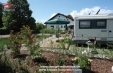 Terrassendeck mit Versorgungsstation
