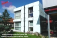 Fassadenverkleidung aus Glas Minihaus