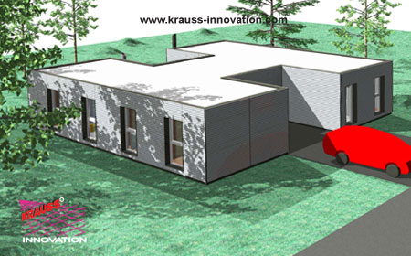 Familienhausansichten NO Familienhaus Nord-Ost