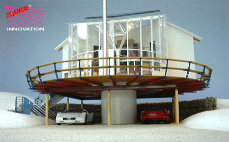 Das exclusive Glashaus Glas-Haus Ansicht Sued