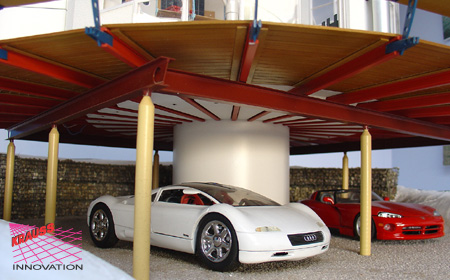 Das exclusive Glashaus mit Carport Glashaus mit Autogarage
