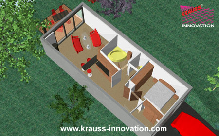 Modulhaus Grundriss Grundriss Nord-Ost Modulhaus
