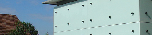 Design Haus mit Glasfassade Glas Fassade Minihaus